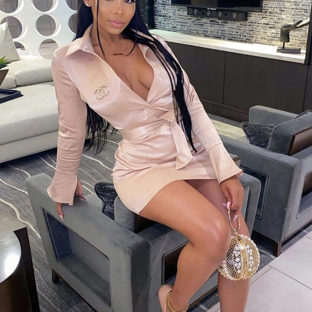 Satin dress